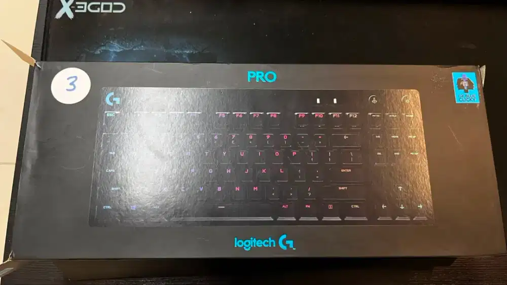 Logitech G Pro Clicky Keyboard Gaming Mechanical TKL RGB for eSports