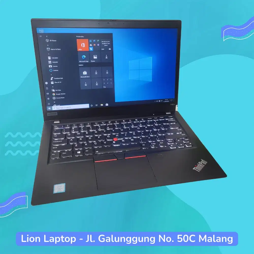 RAM 16GB SSD 256GB Core i5 Slim Lenovo Thinkpad T490s [06|07]
