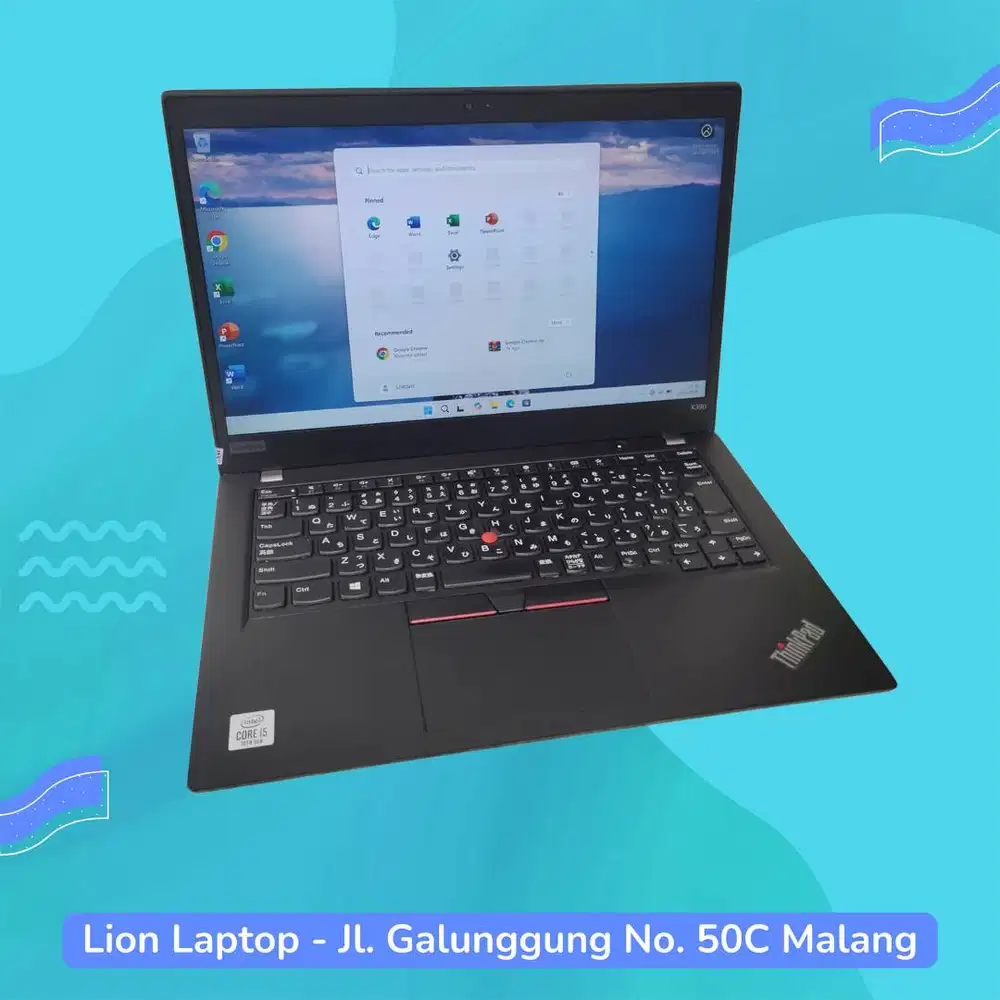 i5 GEN 10 Murah RAM 8GB Lenovo Thinkpad X390 [06|07]
