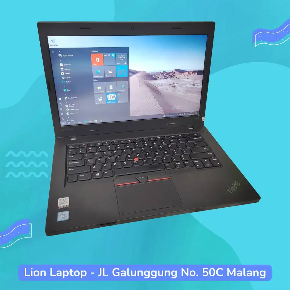 Double VGA Core i5 RAM 8 SSD Lenovo Thinkpad L470 [06|07]