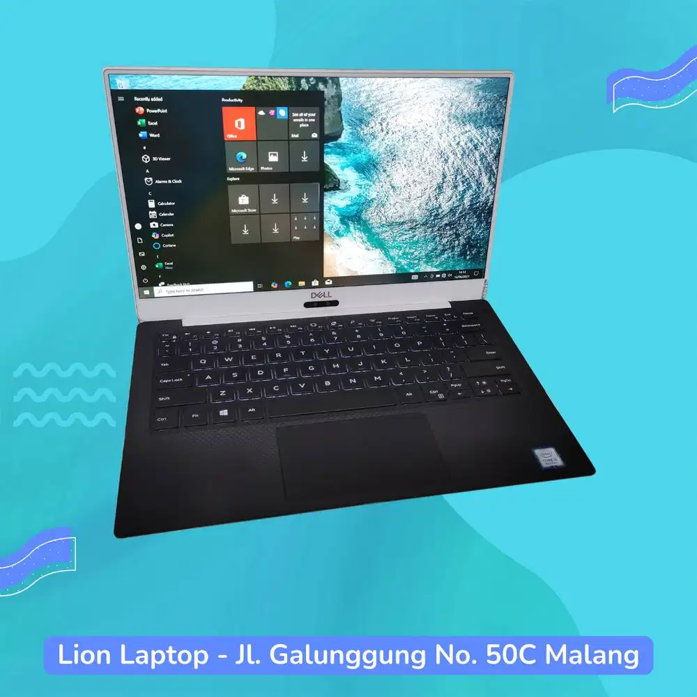 Slim & Ringan Core i5 RAM 8 SSD 256 DELL XPS 13 9370 [06|07]