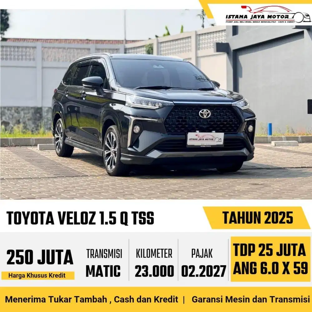 Toyota Veloz Q TSS AT th 2025 #istana jaya motor