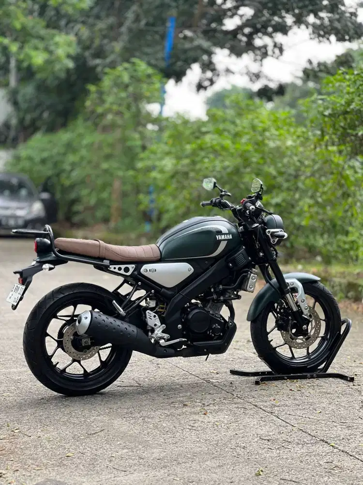 LOOK VINTAGE! YAMAHA XSR 155 2021 HIJAU KM RENDAH PAJAK ON RASA BARU