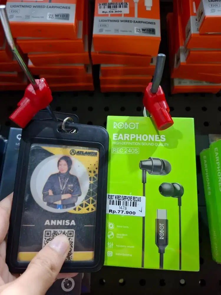 ROBOT WIRED EARPHONE REC 24OS | ATLANTIS DAHSYAT