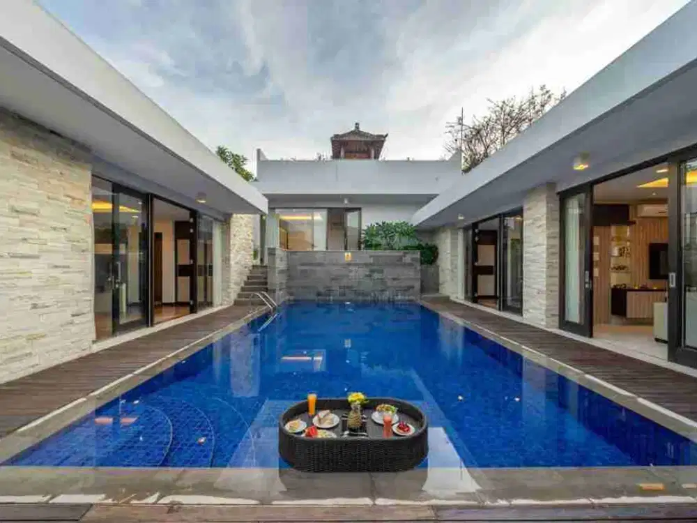 disewakan villa mewah furnished dekat kepantai nusa dua bali
