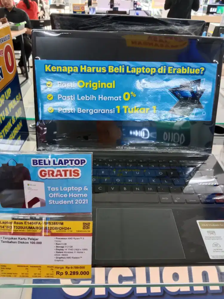 Laptop Asus E1404FA Kredit Proses 5menit