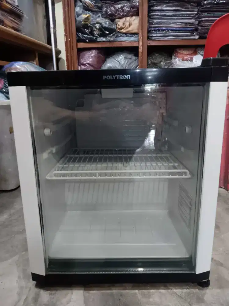 DIJUAL KULKAS SHOWCASE MINI MERK POLYTRON