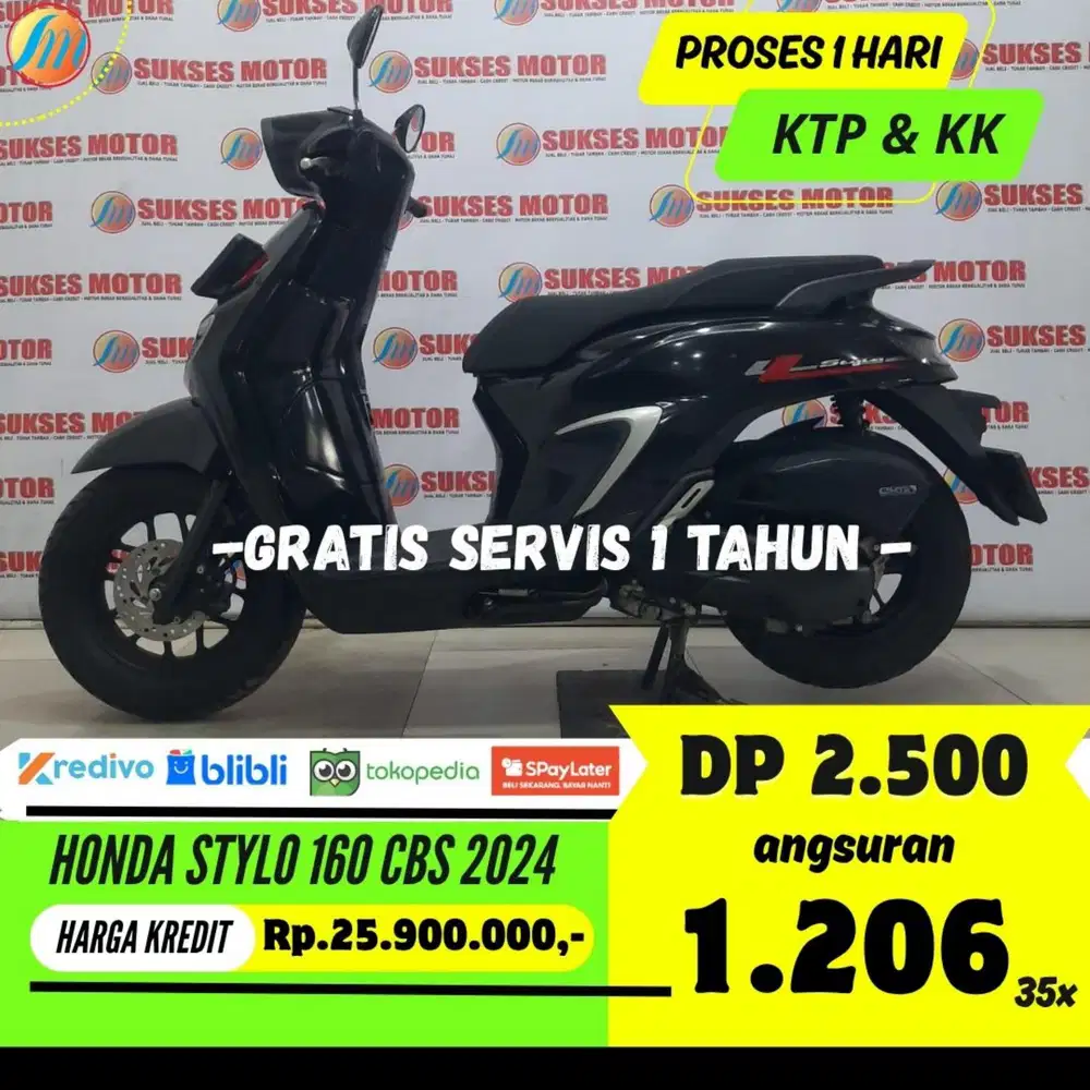 HONDA STYLO 160 CBS 2024 KREDIT MURAH ANGSURAN TERJANGKAU BERGARANSI