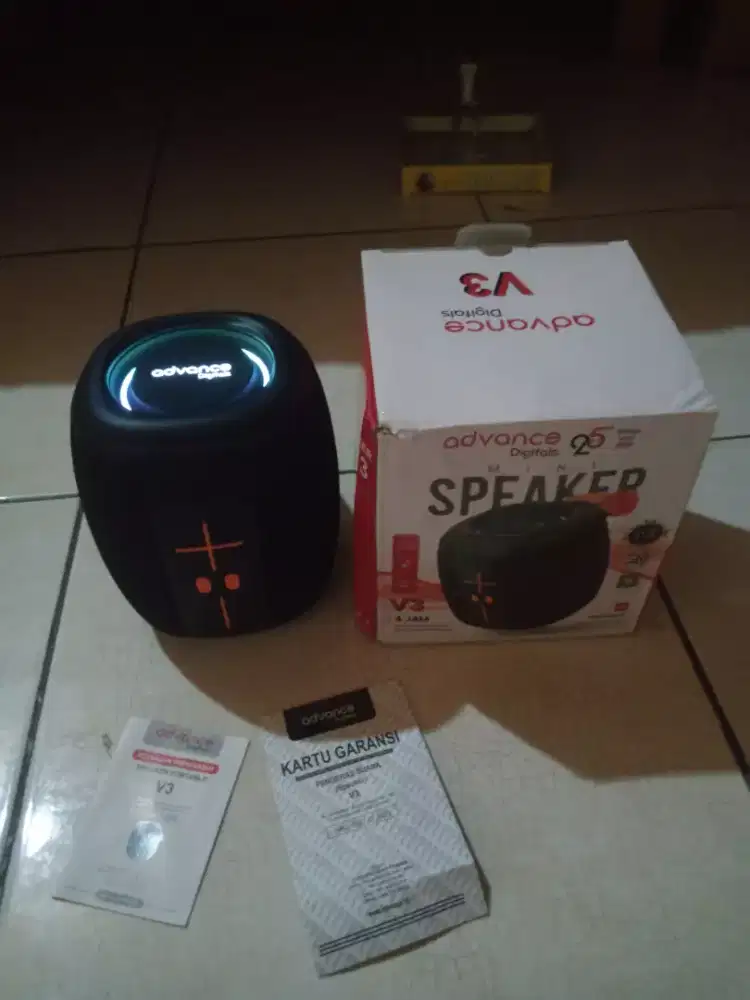 Speaker bluetooth advance v3 waterproof kondisi baru