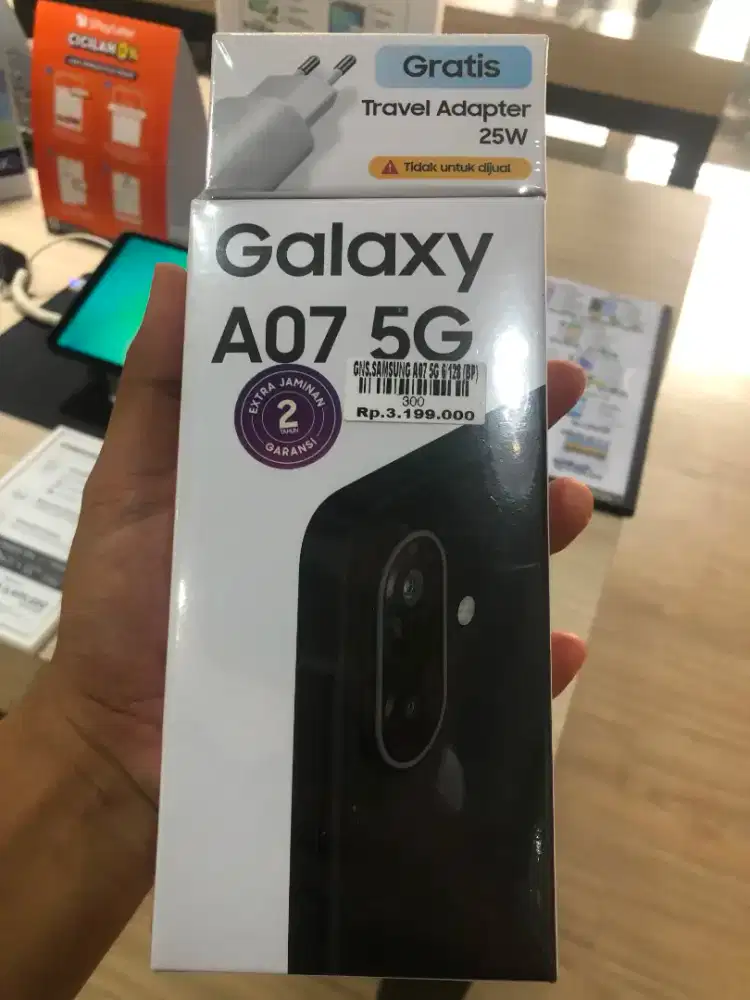Ready samsung A07 5G 6/128 garansi resmi 1tahun atlantis dahsyat