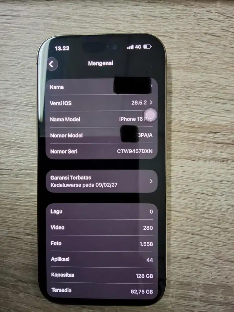 Iphone 16 Pro dessert titanium/128 GB
