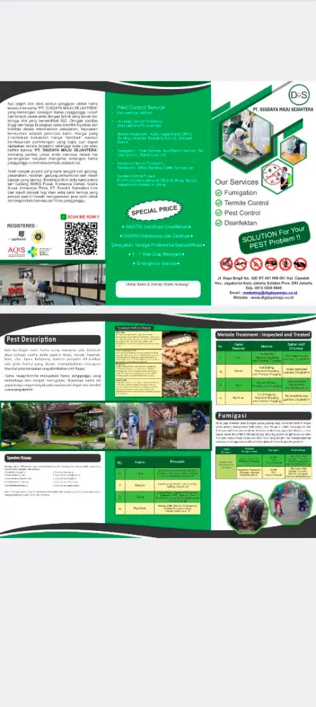 Jasa Fumigasi, Pest Control dan Termite control