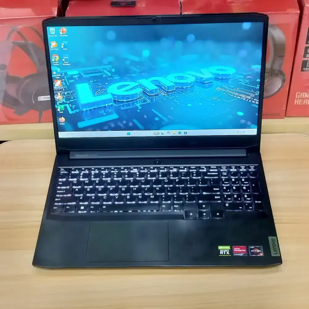 Promo Lenovo IdeaPad Gaming 3 Ryzen 5  RTX 2050  8GB/512GB  Siap Pakai
