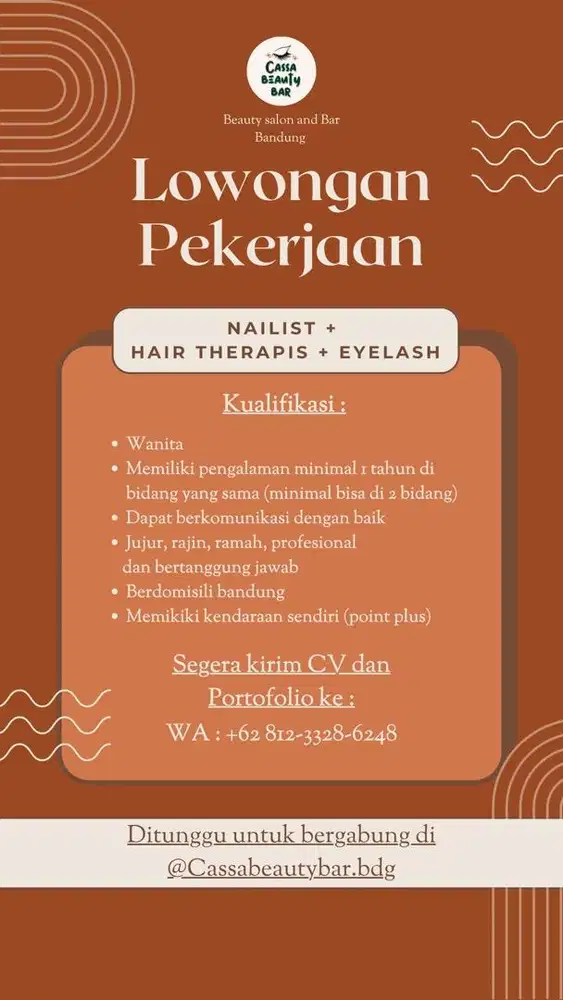 LOWONGAN KERJA DI BEAUTYBAR