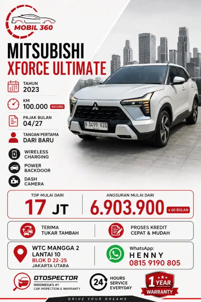 XFORCE ULTIMATE 1.5 cvt matic 2023