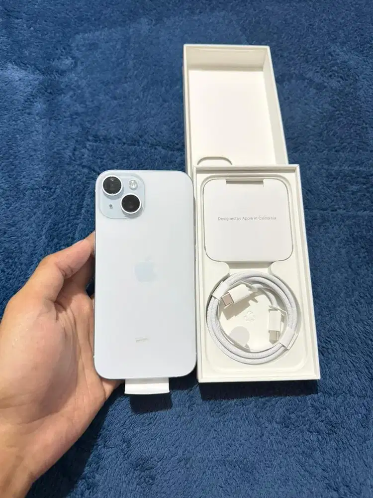 IPHONE 15 128GB IBOX FULLSET LIKE NEW GARANSI PANJANG
