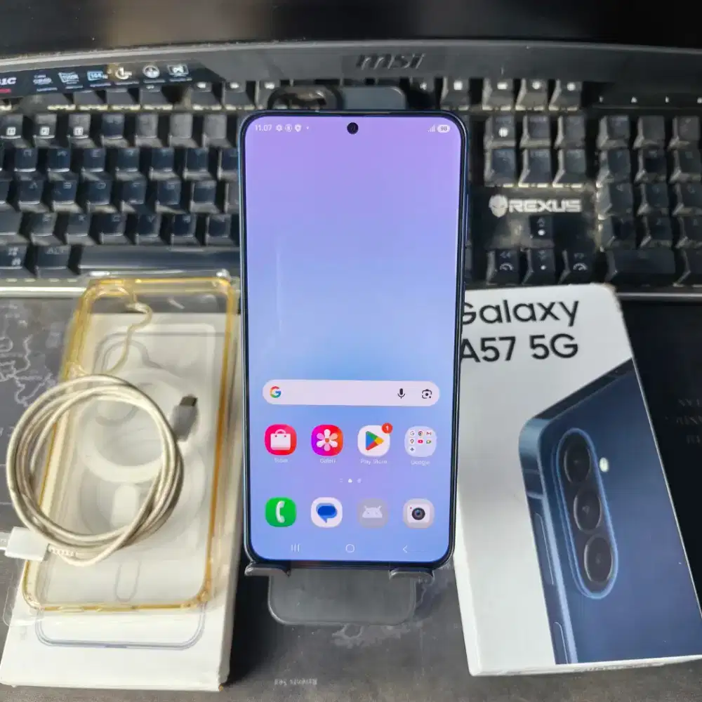 Samsung A57 8/256 Sein Fullset + Nota Pembelian