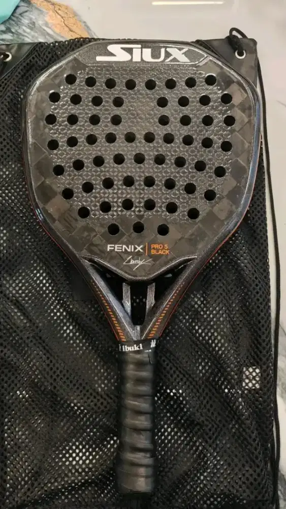 Raket+padel+siux+fenix+pro+5+black