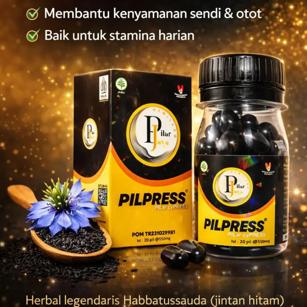 Pilpress Pil Hitam Herbal Alami (Original)