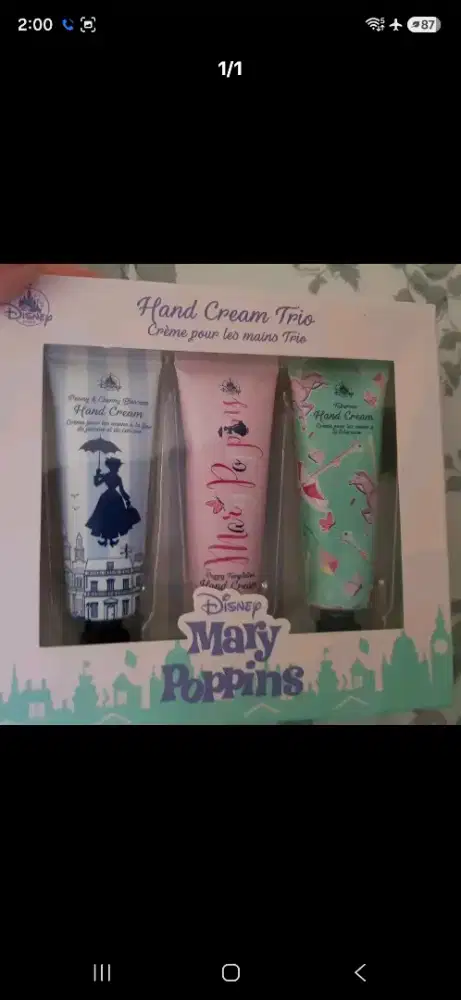 Handcream trio 3 pcs ori Disney