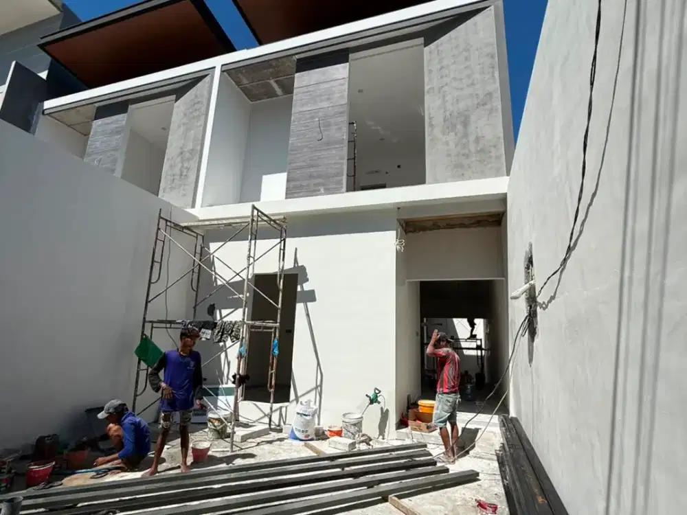 Rumah Baruk Utara baru gress minimalis, dekat Raya Merr, Row jalan lebar