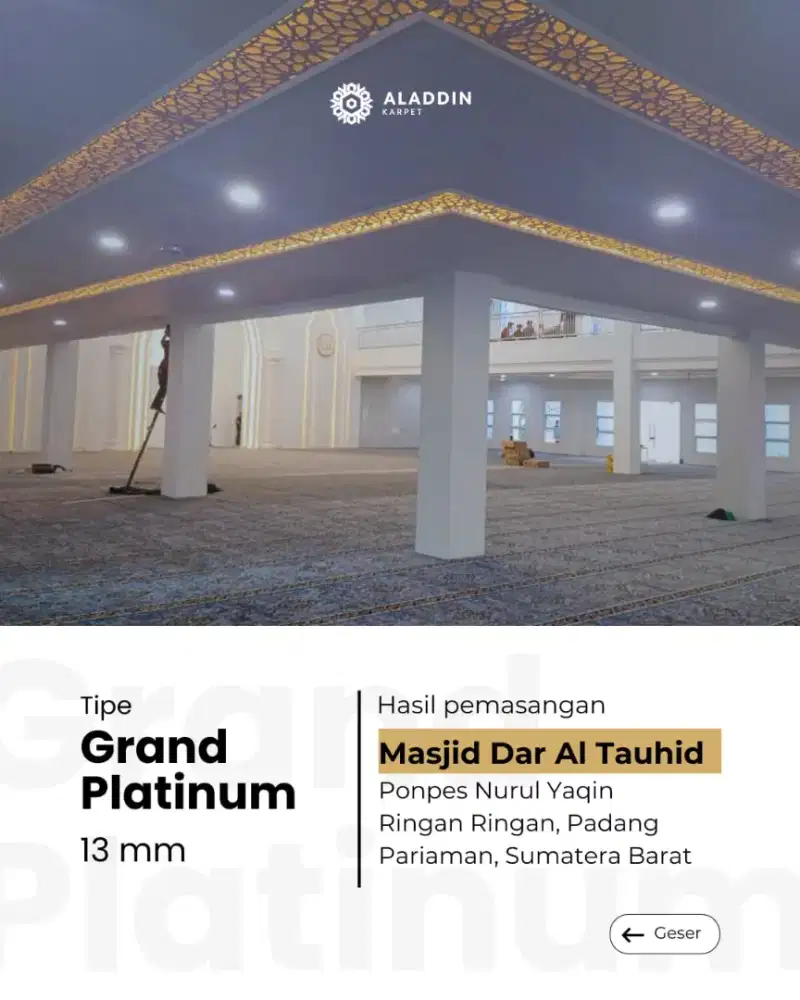 Jual karpet Masjid murah tapi mewah
