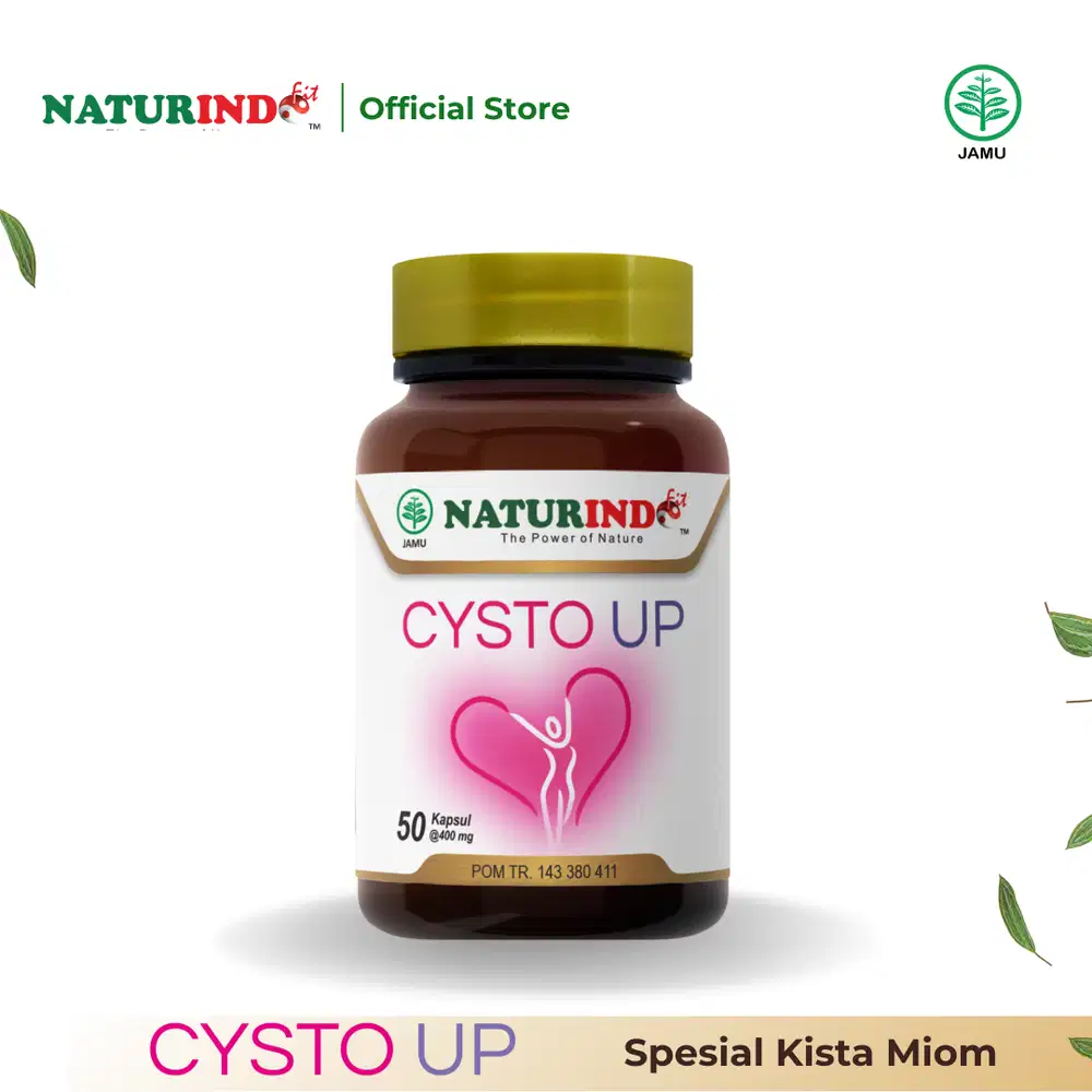 Obat Herbal Kista Cysto Up Naturindo