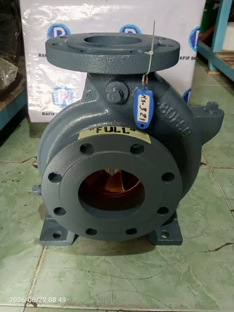 Jual Pompa Keong Ebara FSG 100X80 Mechanical Seal KIPAS FULL (KS B321)