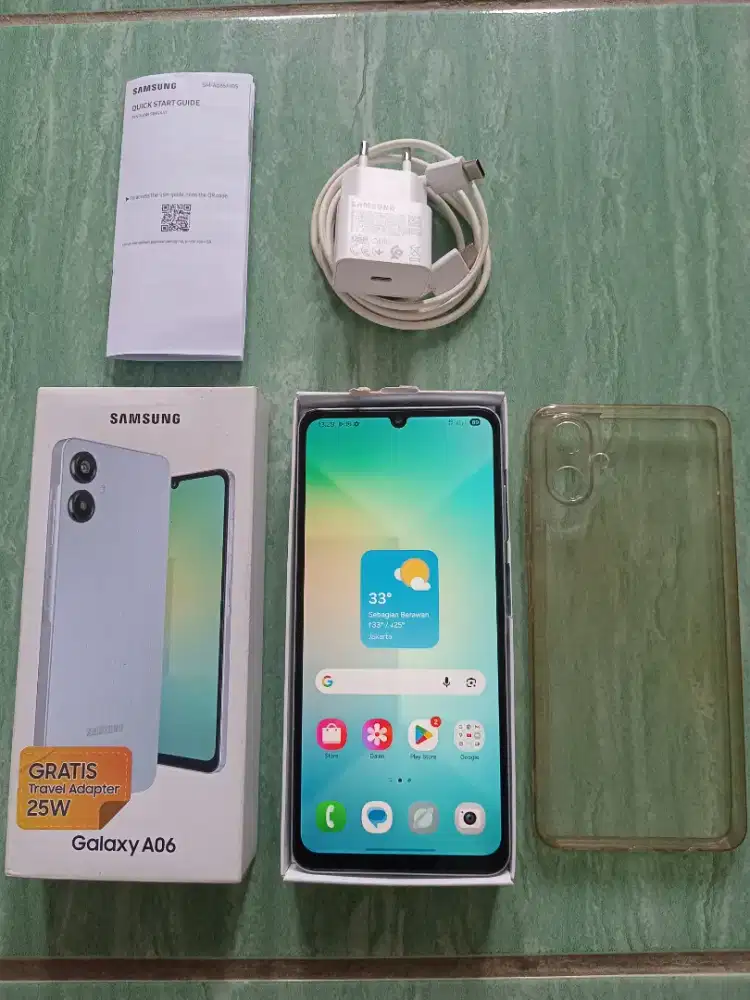 Hp Samsung Galaxy A06 Ram 4+4/64GB Fullset