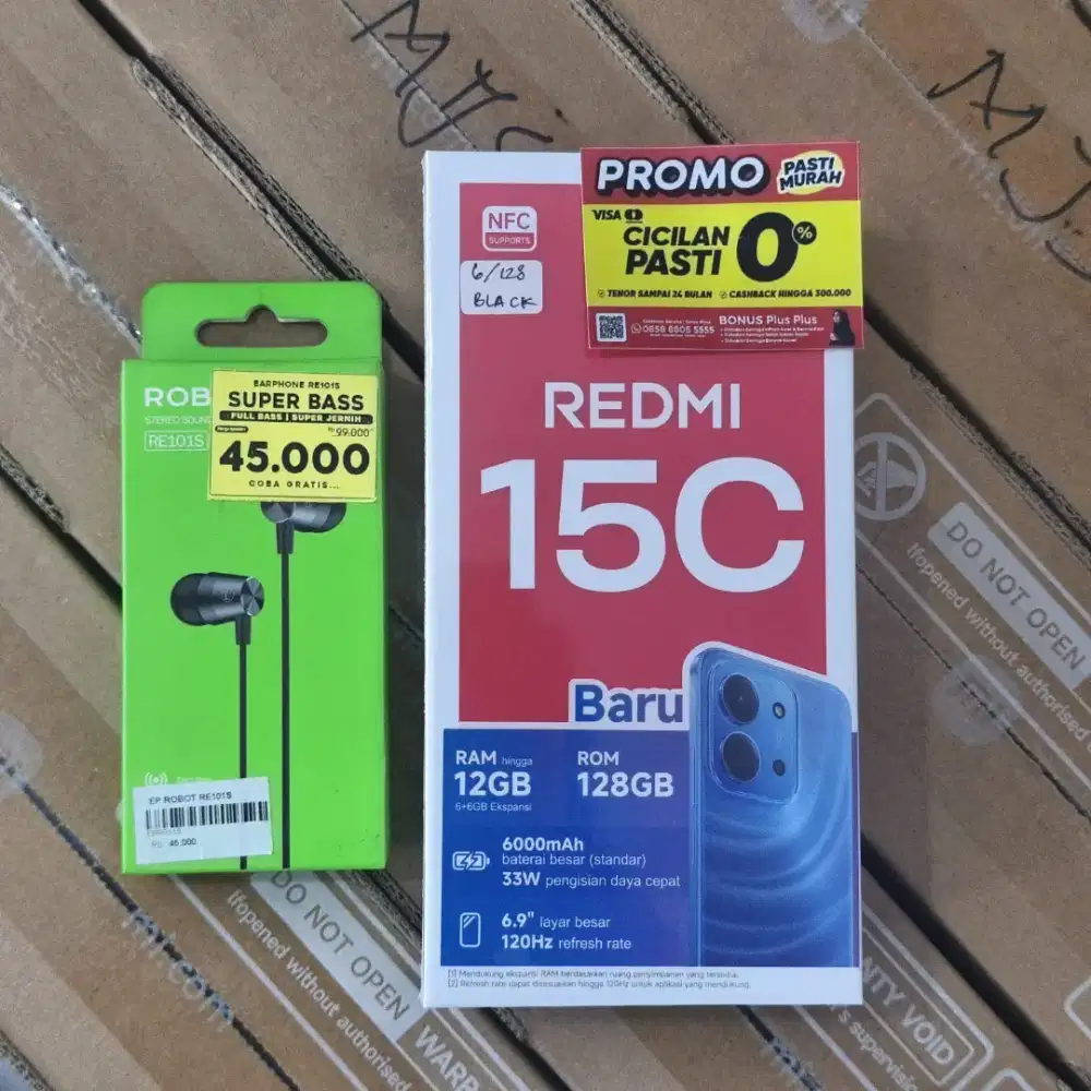 Redmi 15C ram 16/256 cuma 2jutaan bisa kredit tanpa dp