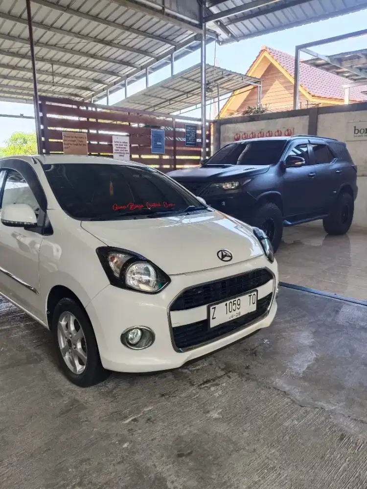 Bismillah numpang jual Mobil Ayla X 2016 manual no. Z cms putih