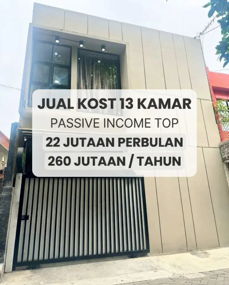 JUAL KOST KOSAN PULO GADUNG JAKARTA TIMUR OMSET PERTAHUN 260 JUTAAN