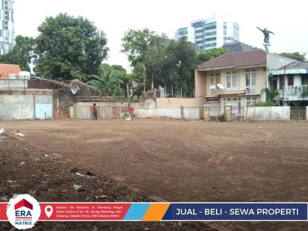 Jual Tanah SHM 924 m² Menteng Dalam Jakarta Selatan | Lokasi Strategis Harga di Bawah Pasaran