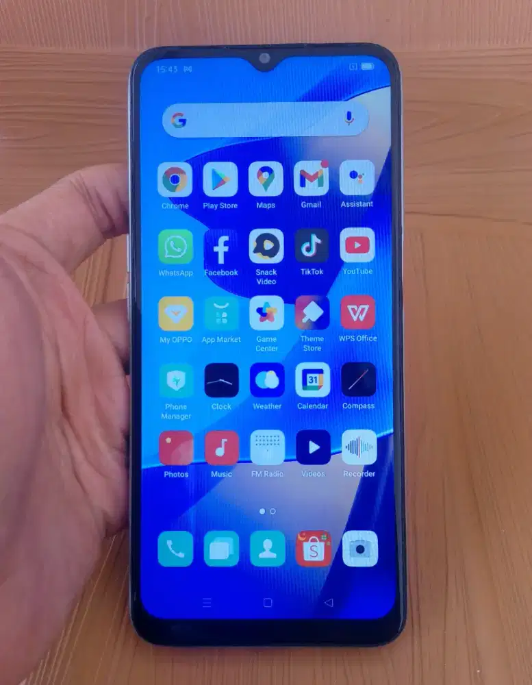 OPPO A16 (4/64) (Silver) Mulus Bisa Tukar Tambah
