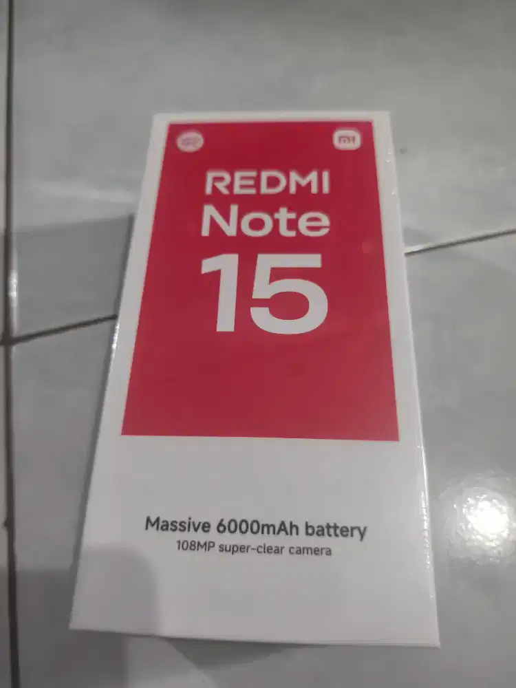 Xiaomi redmi note 15 ram 8/256gb layar AMOLED batre jumbo, siap COD