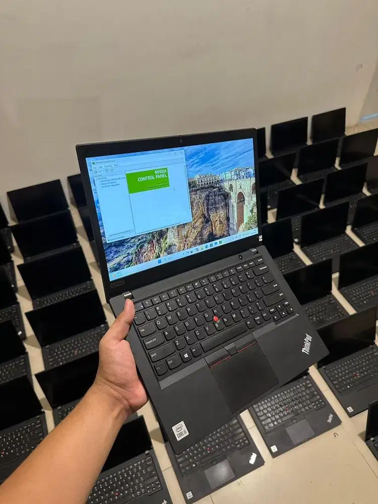 Laptop Thinkpad T14 1st core i5 gen 10 ram 16gb ssd 128gb nvidia