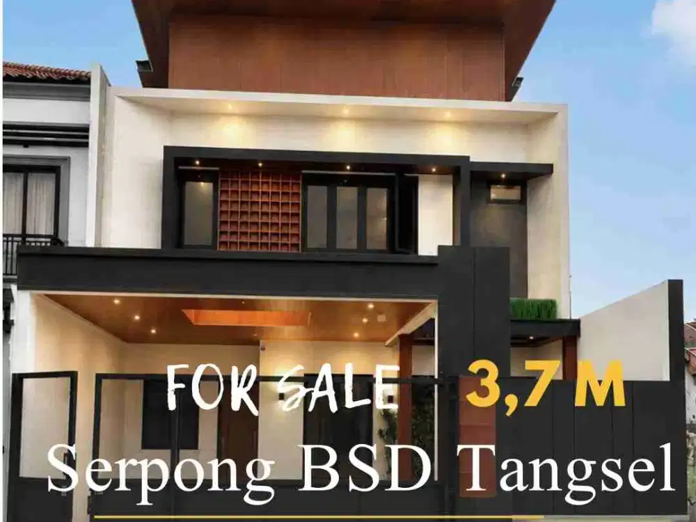 Dijual Cepat !!! Rumah Baru Cantik di BSD Serpong Tangerang Selatan