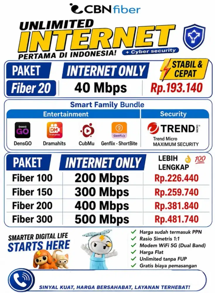 WIFI CBN FIBERSTAR/ XL