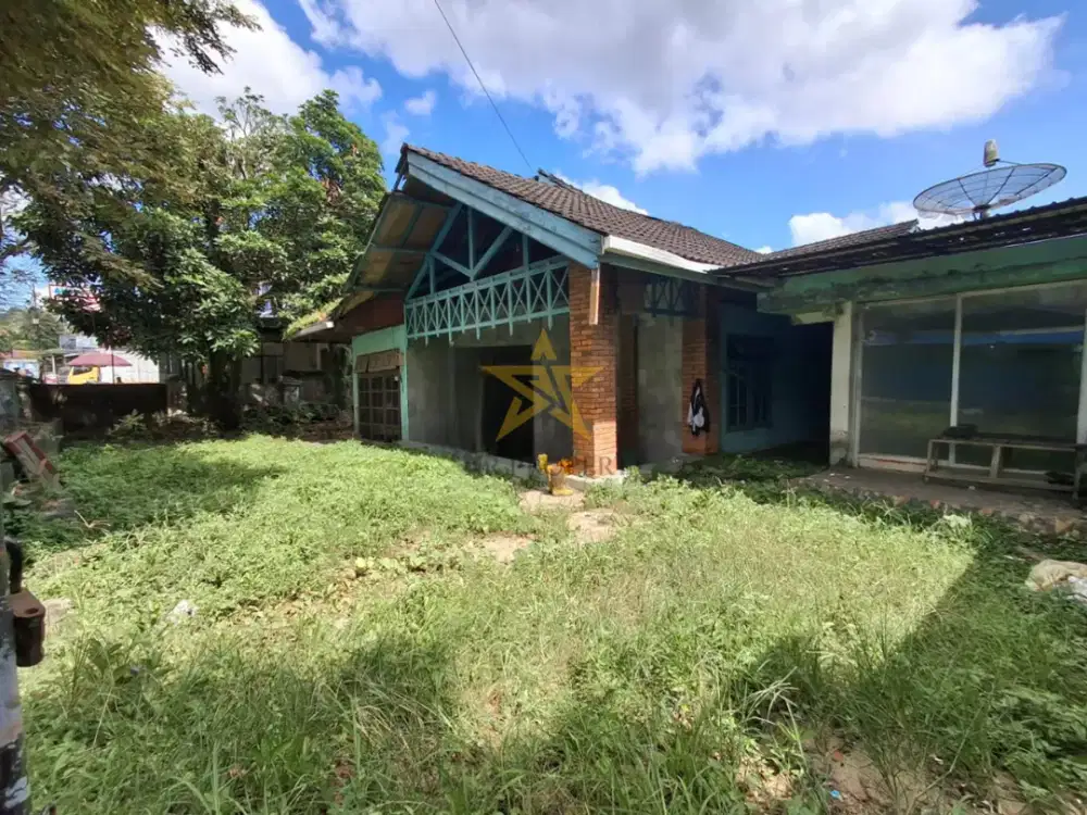 DIJUAL TANAH STRATEGIS + BANGUNAN RUMAH DI JL. TELINDUNG, BATU AMPAR