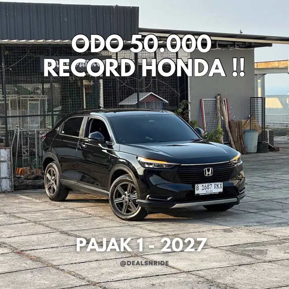 ODO 50.000 ANTIKK !! PAJAK 1/2027 HONDA NEW HRV E CVT 2022 MULUS BGT