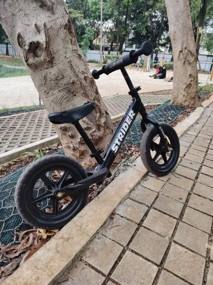 Sepeda balance bike strider lengkap dg box