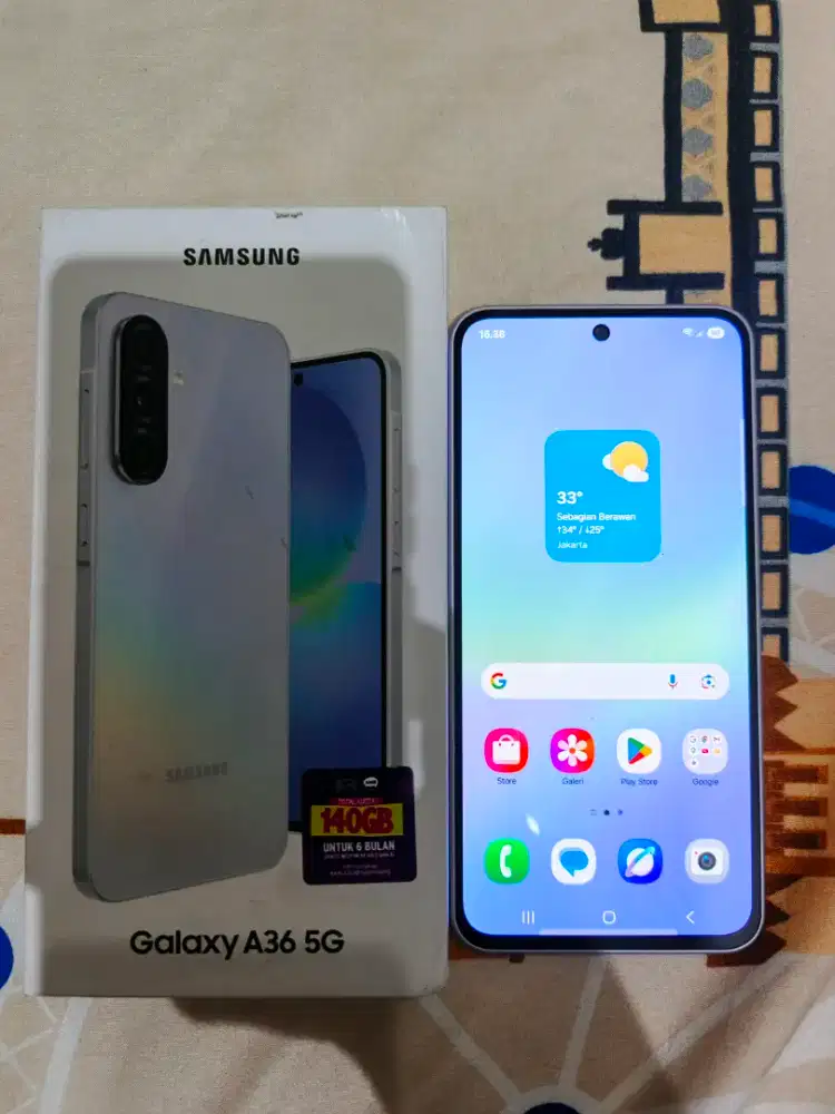 Samsung a36 fullset mulus no minus