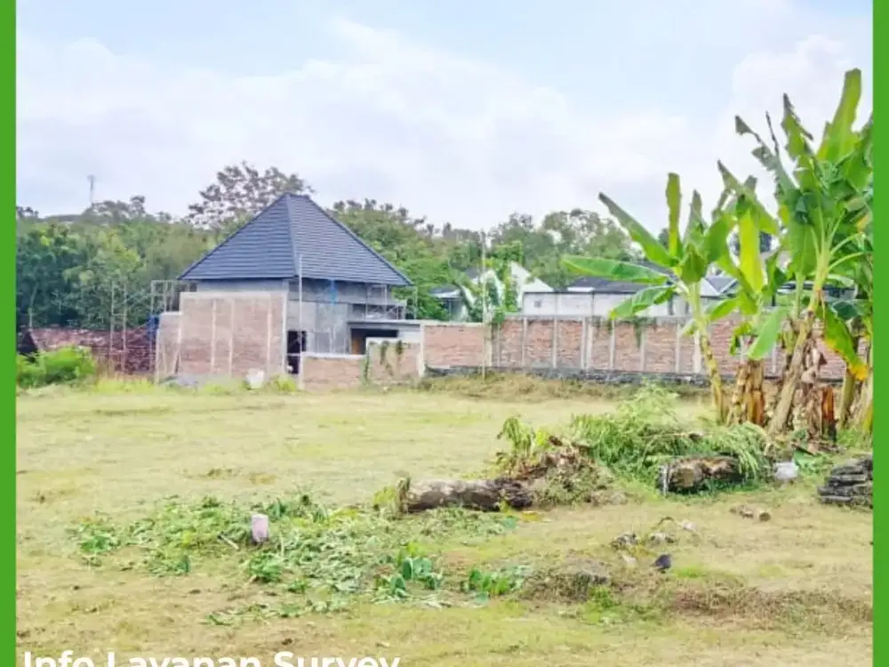 Dekat Tol Ambarketawang Gamping Tanah Jogja Siap AJB Notaris
