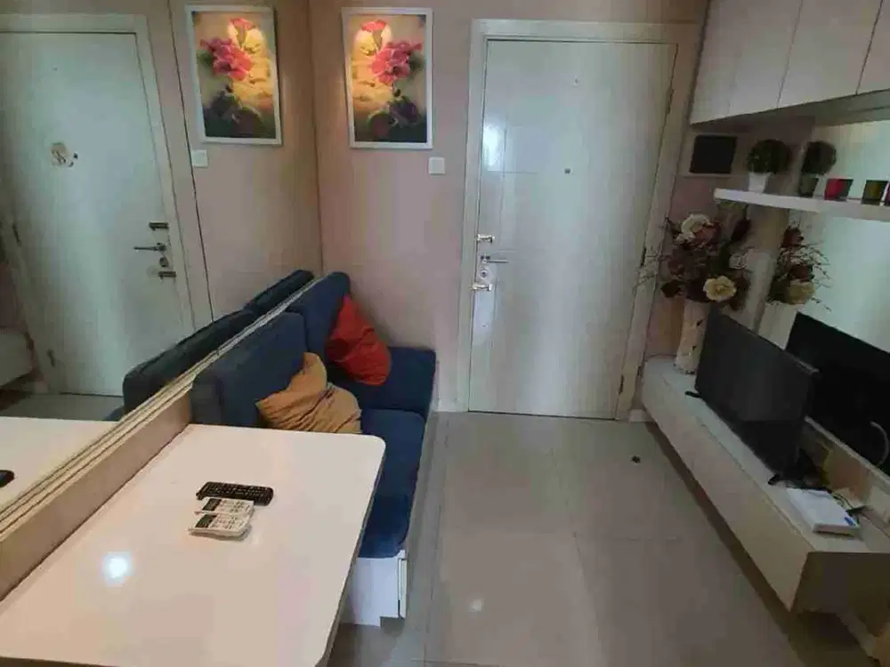 disewakan tahunan 1br apartemen madison park lokasi belakang central park dan dekat mall taman anggrek