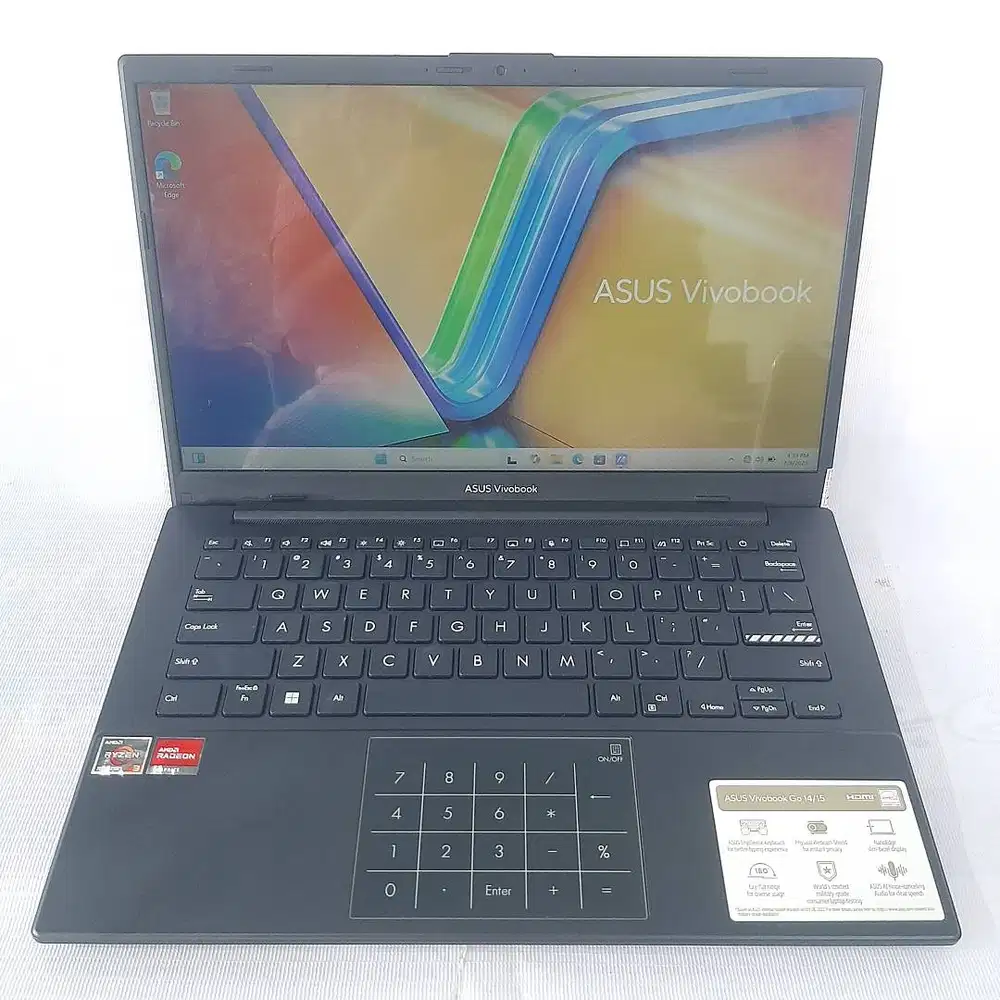 PROMO LAPTOP ASUS E1404P AMD RYZEN 3 7320U RAM 4GB SSD NVME 256GB