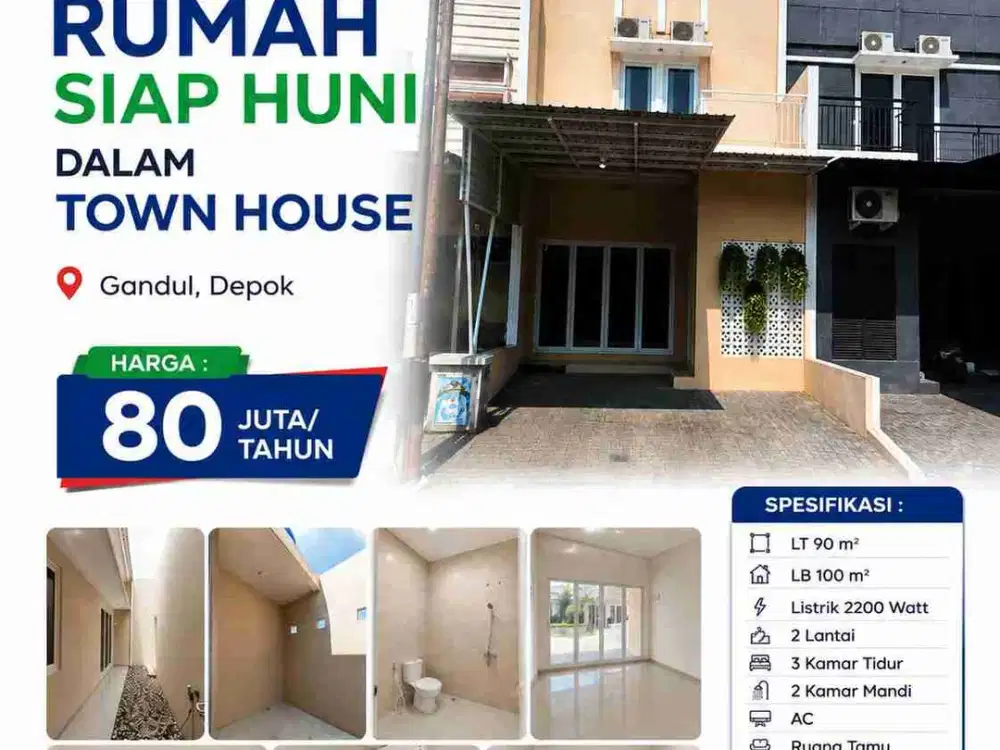 Rumah baru disewakan 2 lt lt 90 lb 120