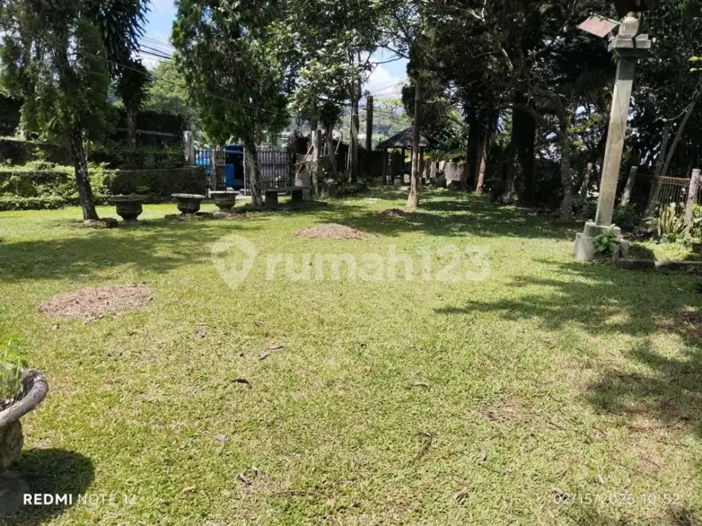 Murah!! Rumah Lama Hitung Tanah Pinggir Jalan Raya Puncak