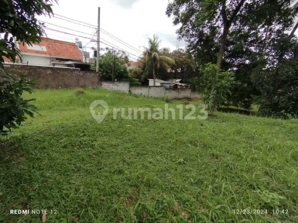 Kavling Posisi Bagus Di Palem Puri Bintaro, Ciputat Tangsel