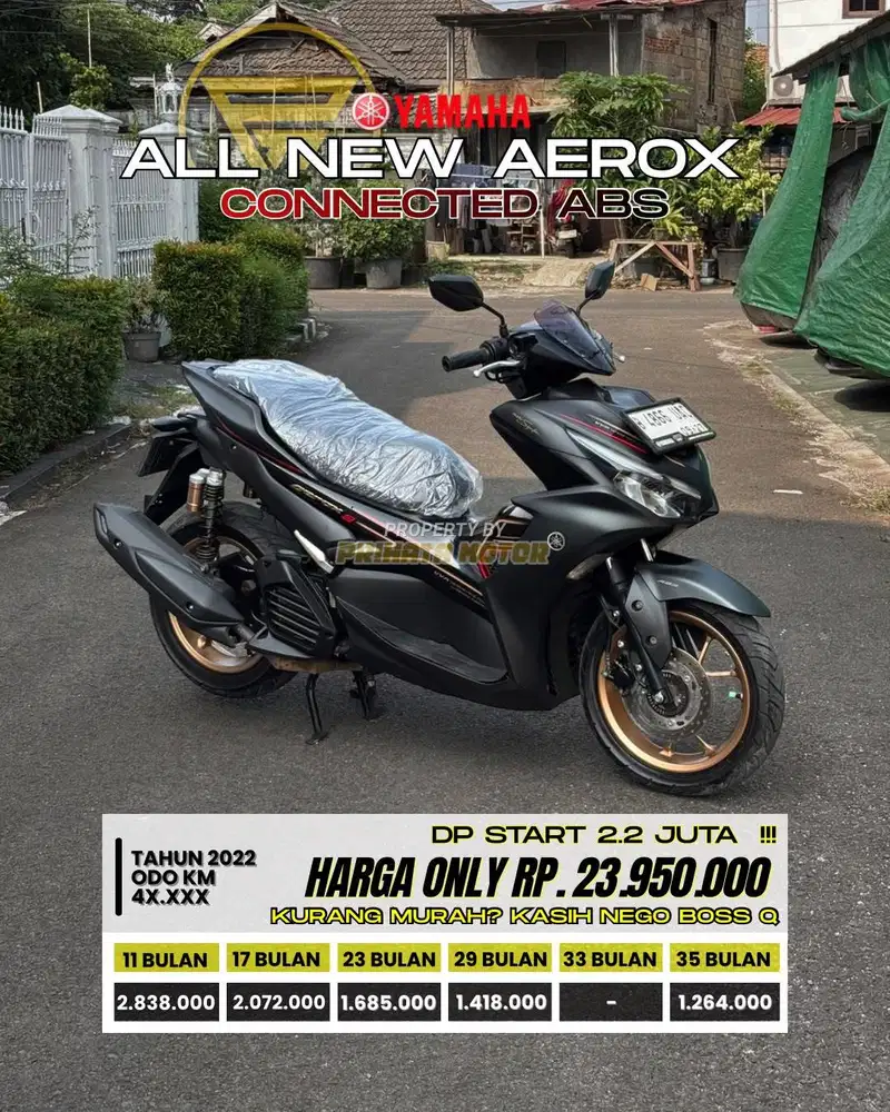 YAMAHA ALL NEW AEROX CONNECTED ABS 2022 !!!