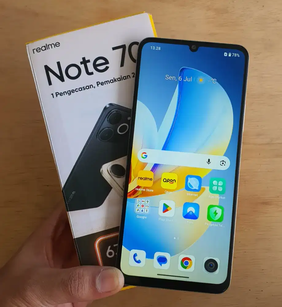 Realme note 70 4+8/128 like new